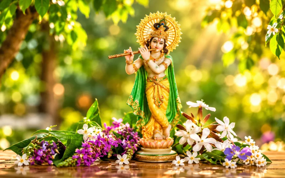 Om Krishnaya Namaha