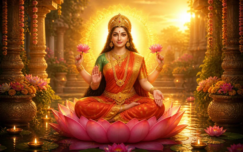 Om Shreem Hreem Shreem Kamale Kamalalaye
